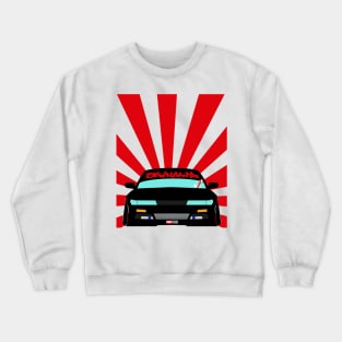 S13 Silvia Nissan Drift King JDM Okinawa Rising Sun Fast X Crewneck Sweatshirt